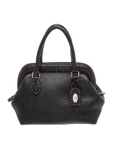 Leather Top Handle Bag