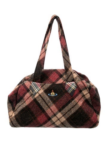 Vivienne Westwood Wool Shoulder Bag