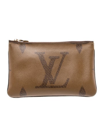 LV Monogram Double Zip Pochette