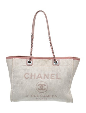 Small Raffia Deauville Tote