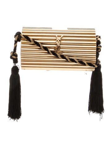 Metal Tuxedo Box Clutch Mini Vintage