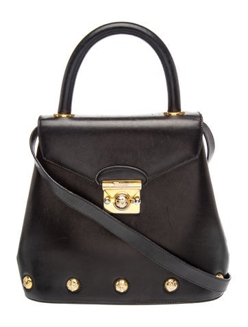 Ferragamo Leather Top Handle Bag