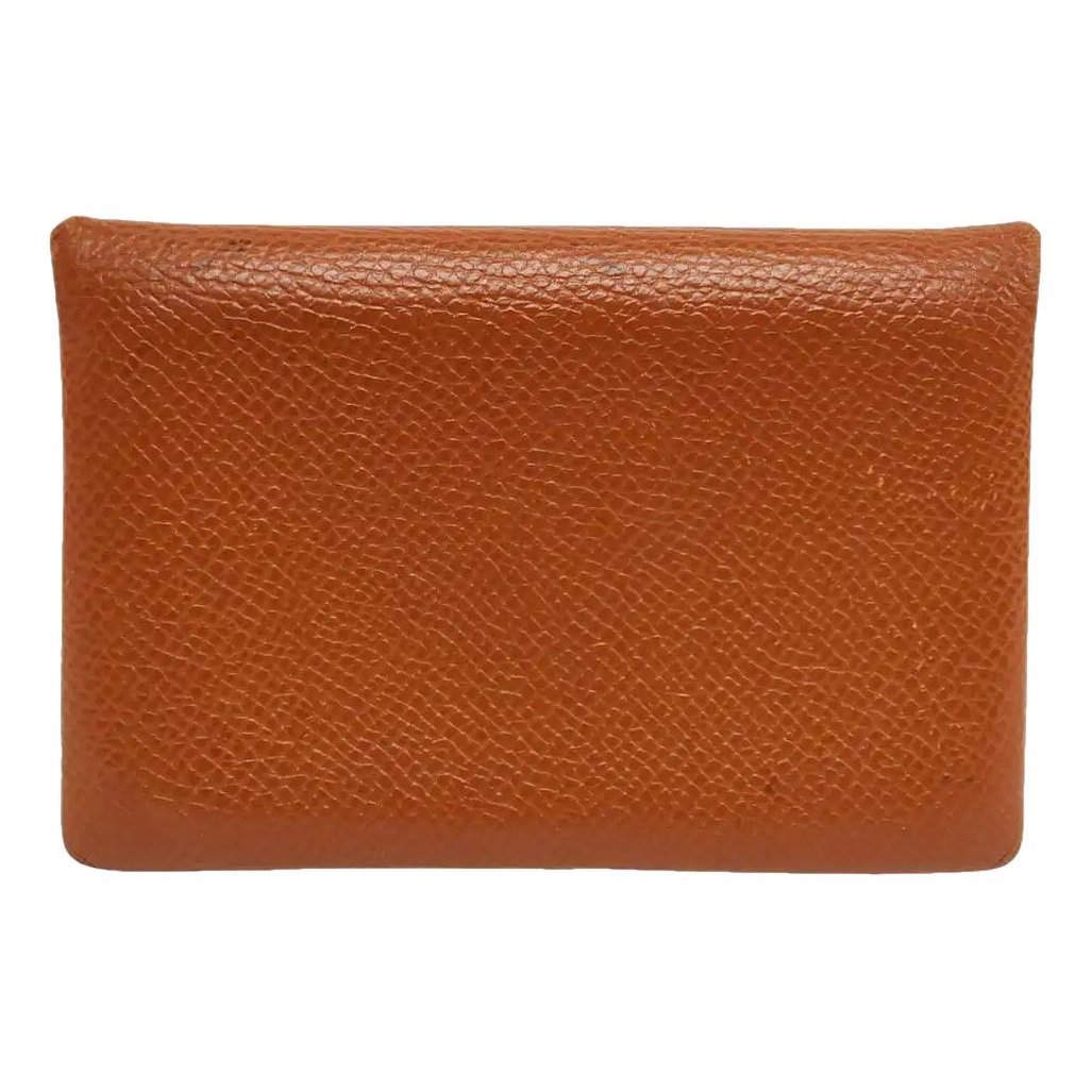Hermès カードケース 《ジップアンゴー》 シェーヌ・ダンクル モカ