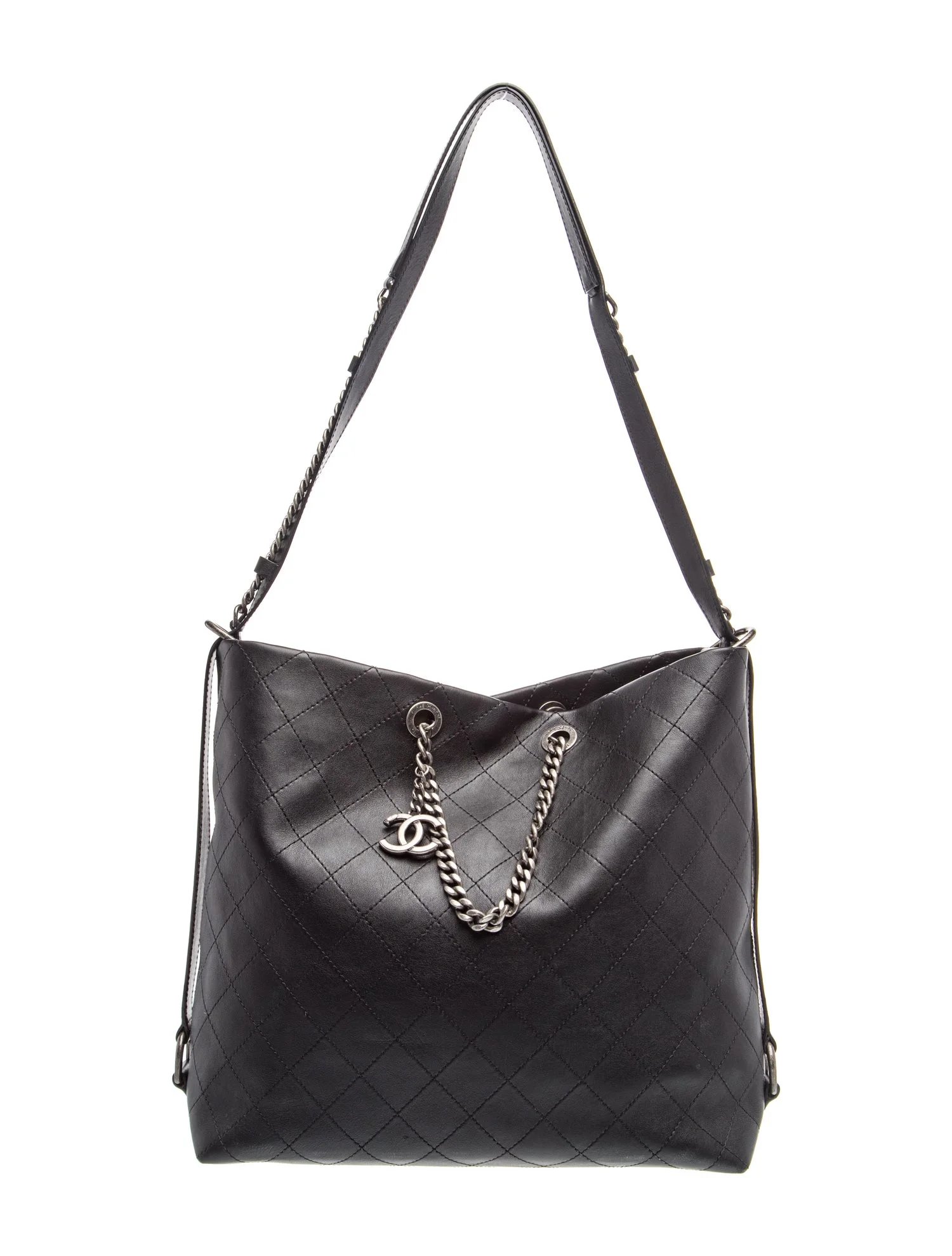 Quilted Urban Allure Hobo w/ Pouch