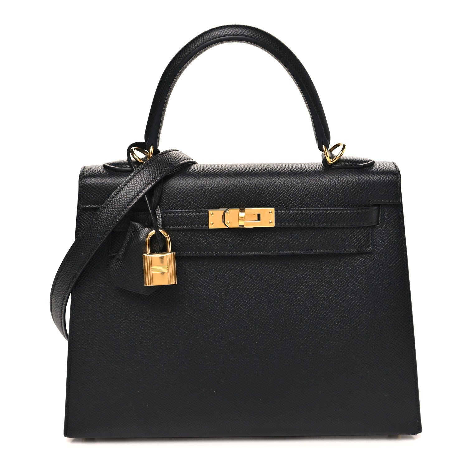 Hermes Epsom Kelly Sellier 25 Black