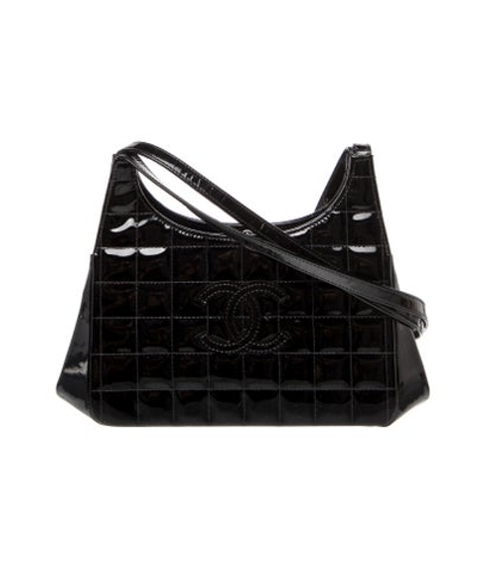 Chanel Square Quilt Cc Shoulder Bag