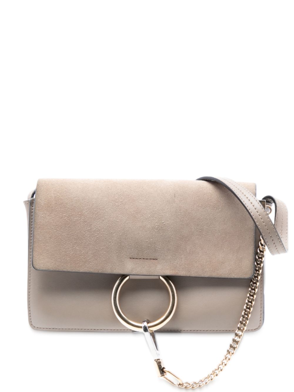 2017 Small Suede and Calfskin Faye crossbody bag