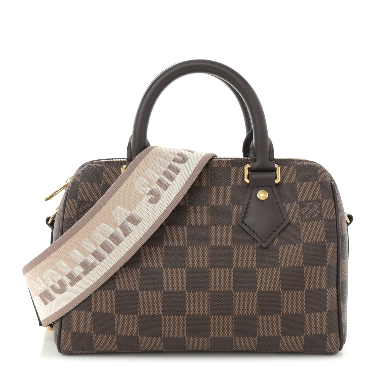 Louis Vuitton Damier Ebene Speedy Bandouliere 20
