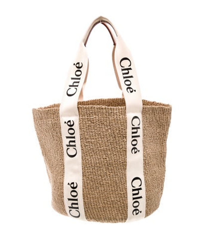 Chloe Raffia Tote