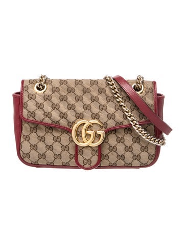 GG Canvas Marmont Small