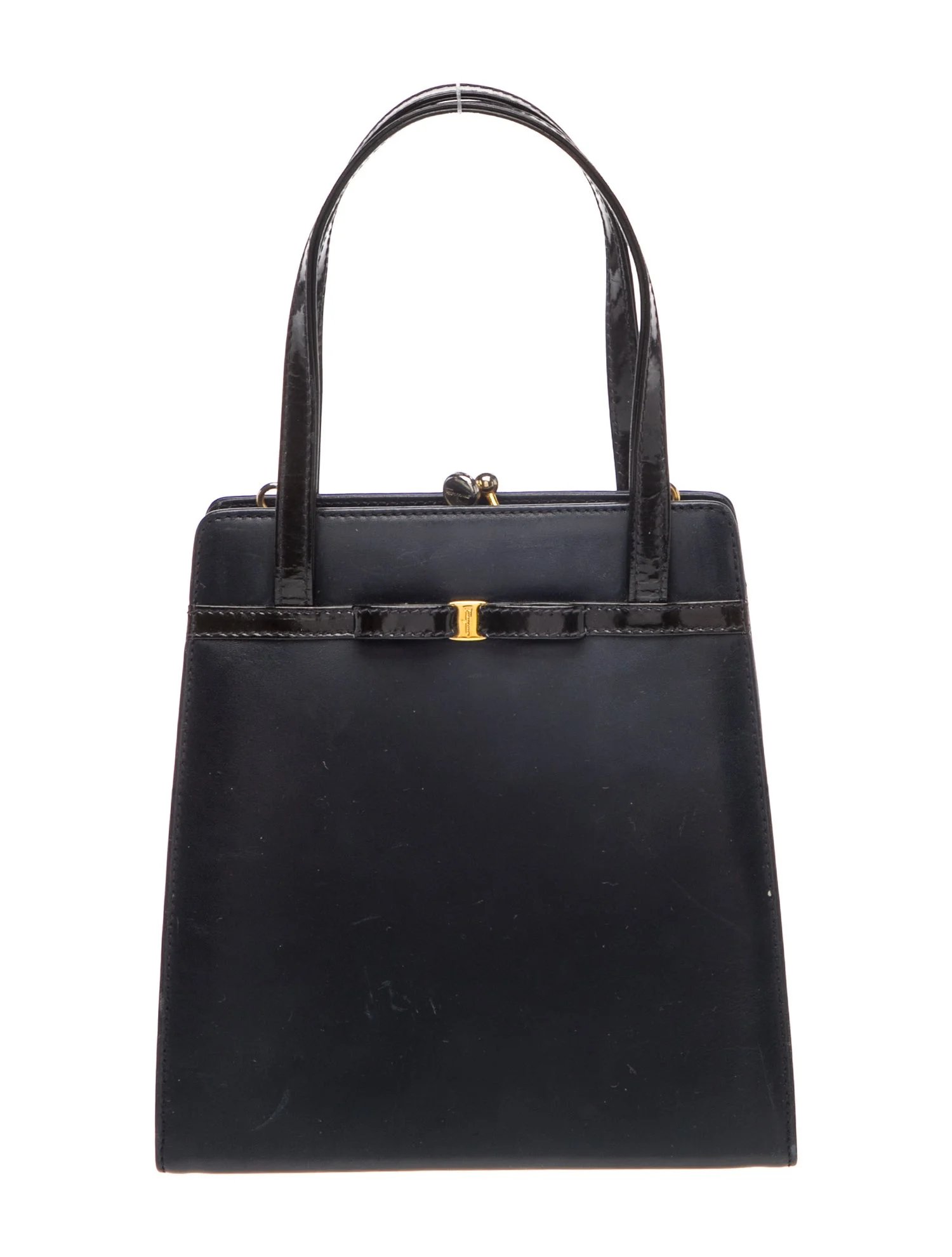 Leather Top Handle Bag
