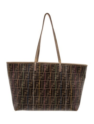Fendi Zucca FF Roll Tote Medium