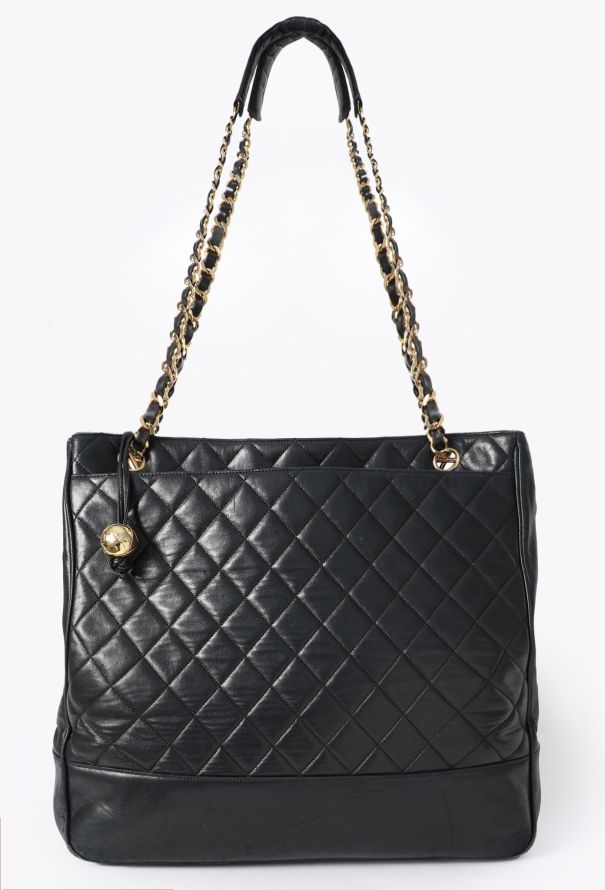 Chanel Vintage Quilted Tote Bag