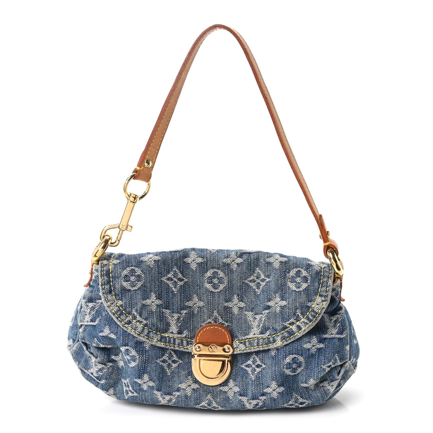 Louis Vuitton Louis Vuitton Monogram Denim Mini Pleaty Blue