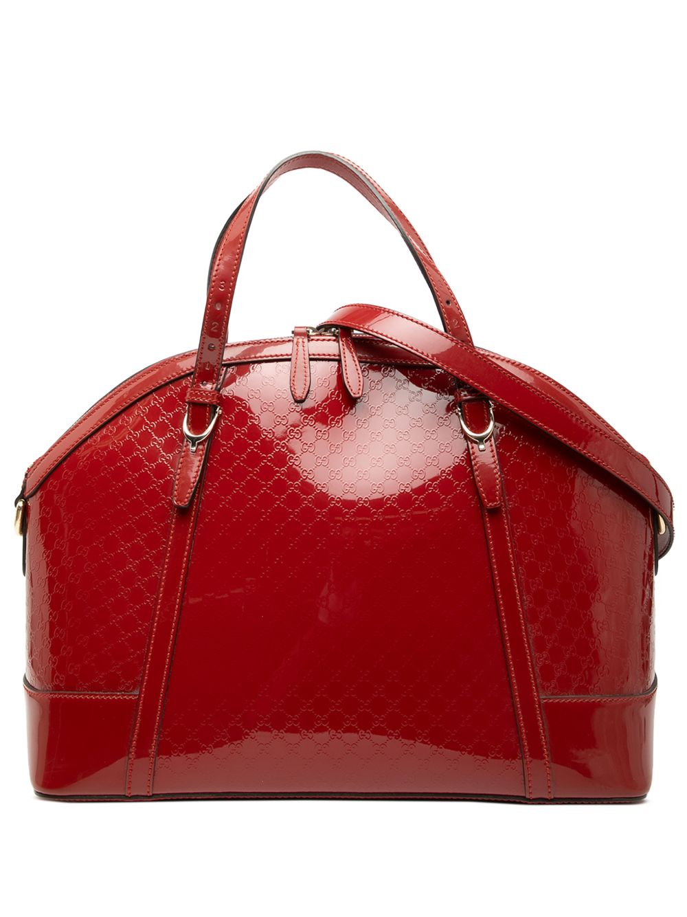 2000-2015 Large Microguccissima Patent Nice Dome satchel