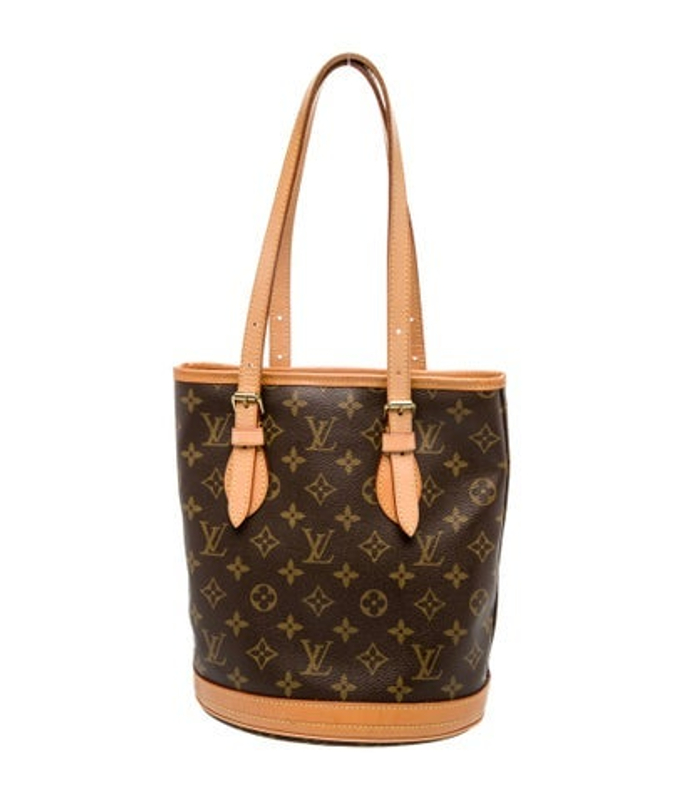 Louis Vuitton Vuitton Lv Monogram Petit Bucket Vintage