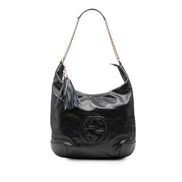Patent Leather Patent Soho Shoulder Bag