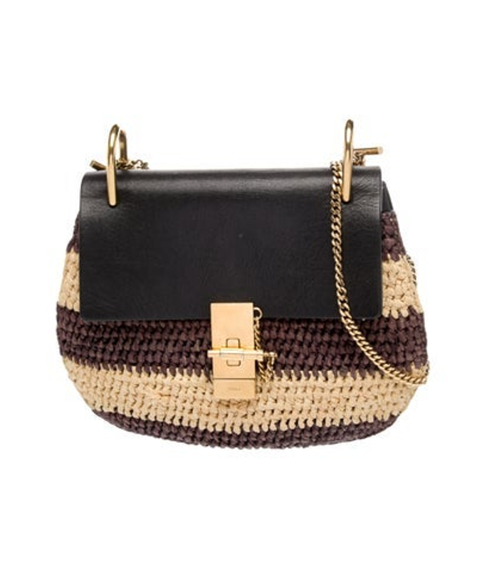 Chloe Raffia Crossbody Bag