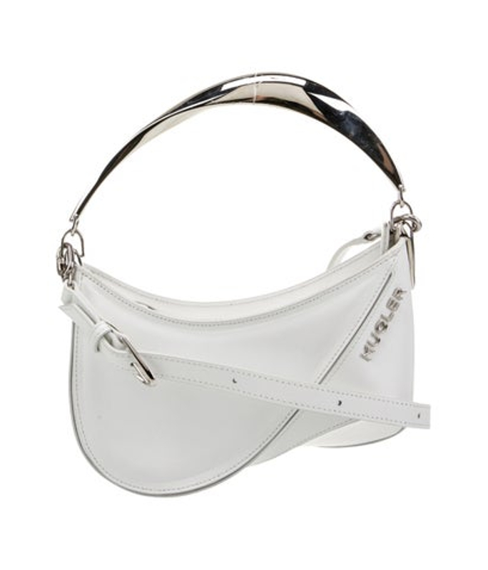 Mugler Leather Top Handle Bag