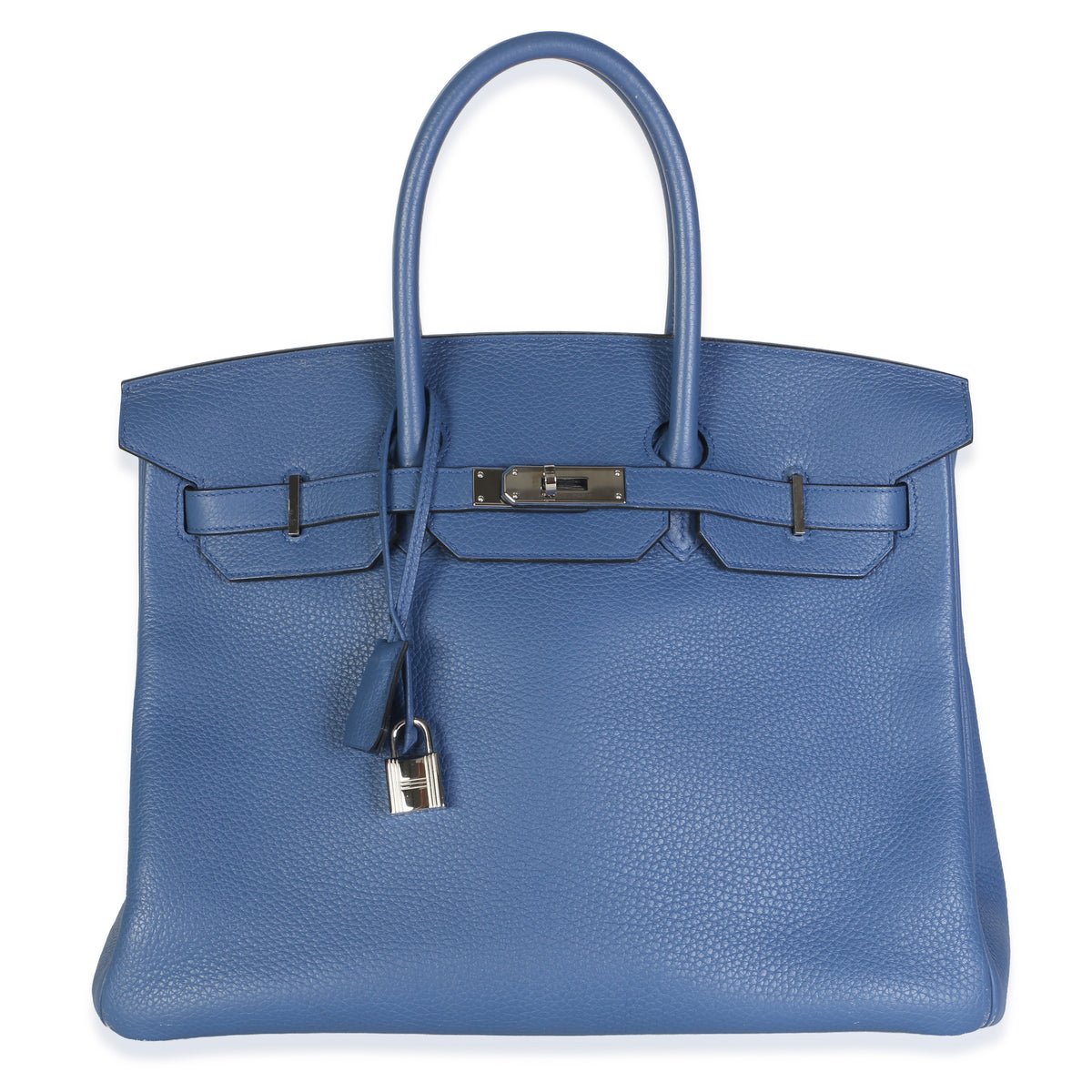 Hermes Bleu Brighton Togo Birkin 35 PHW