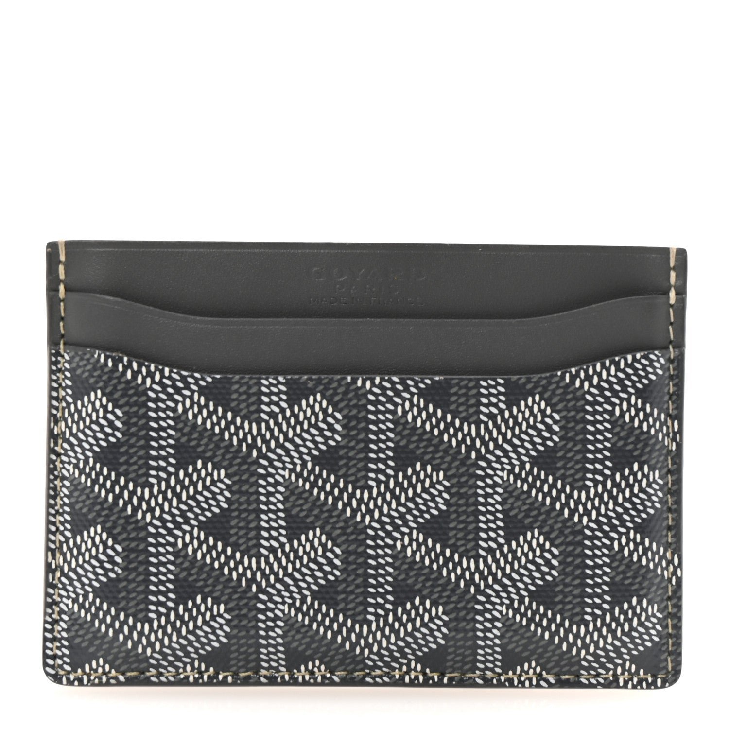 Goyard Goyardine Saint Sulpice Card Holder Grey