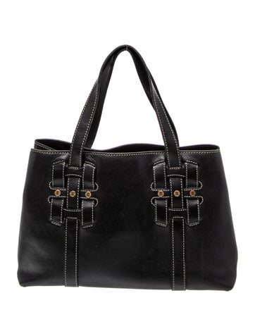 Leather Top Handle Bag