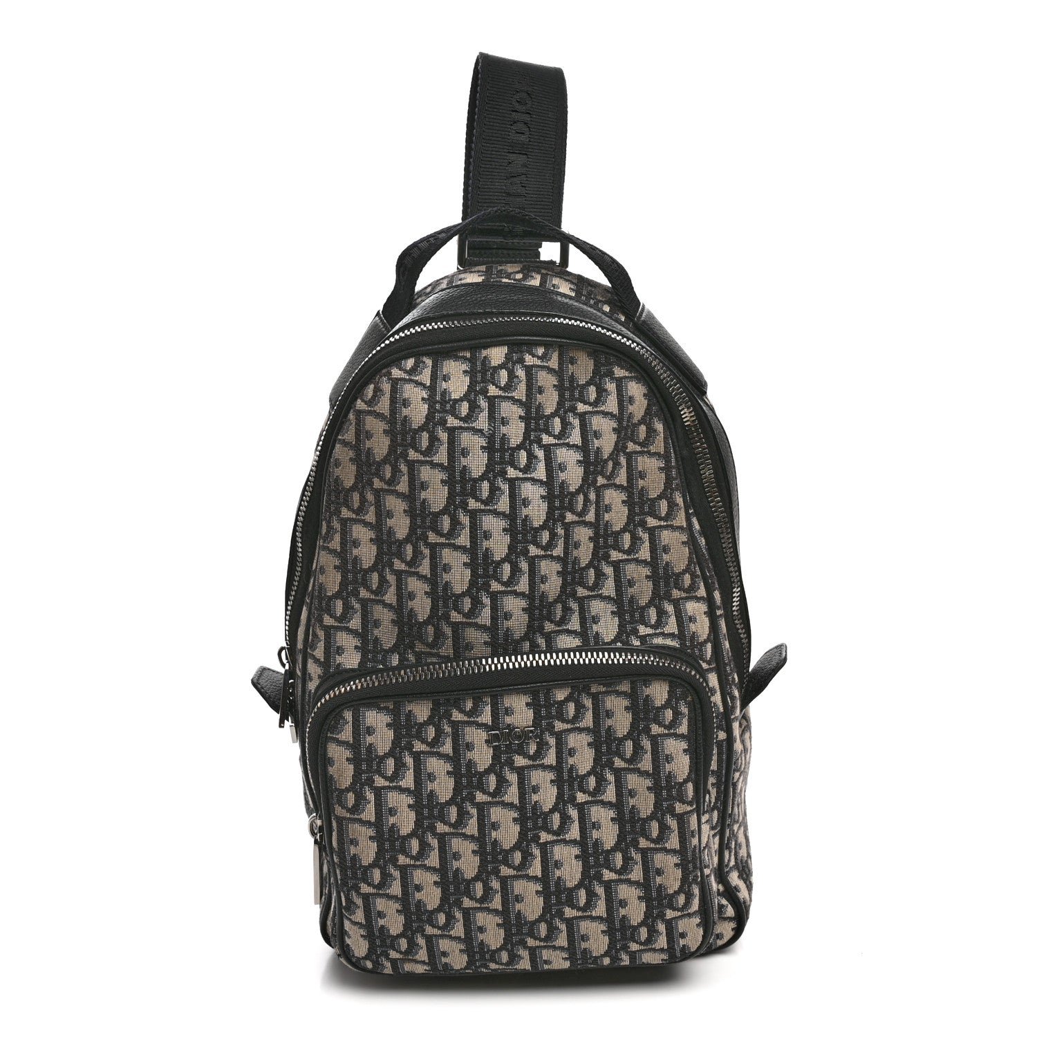 Christian Dior Oblique Mini Rider Backpack Black