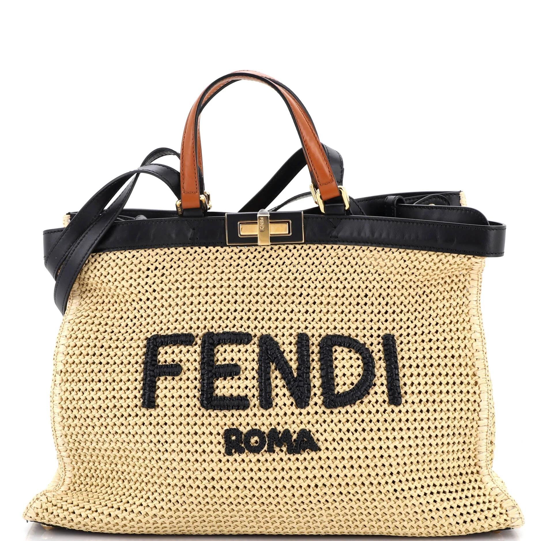 Leather tote