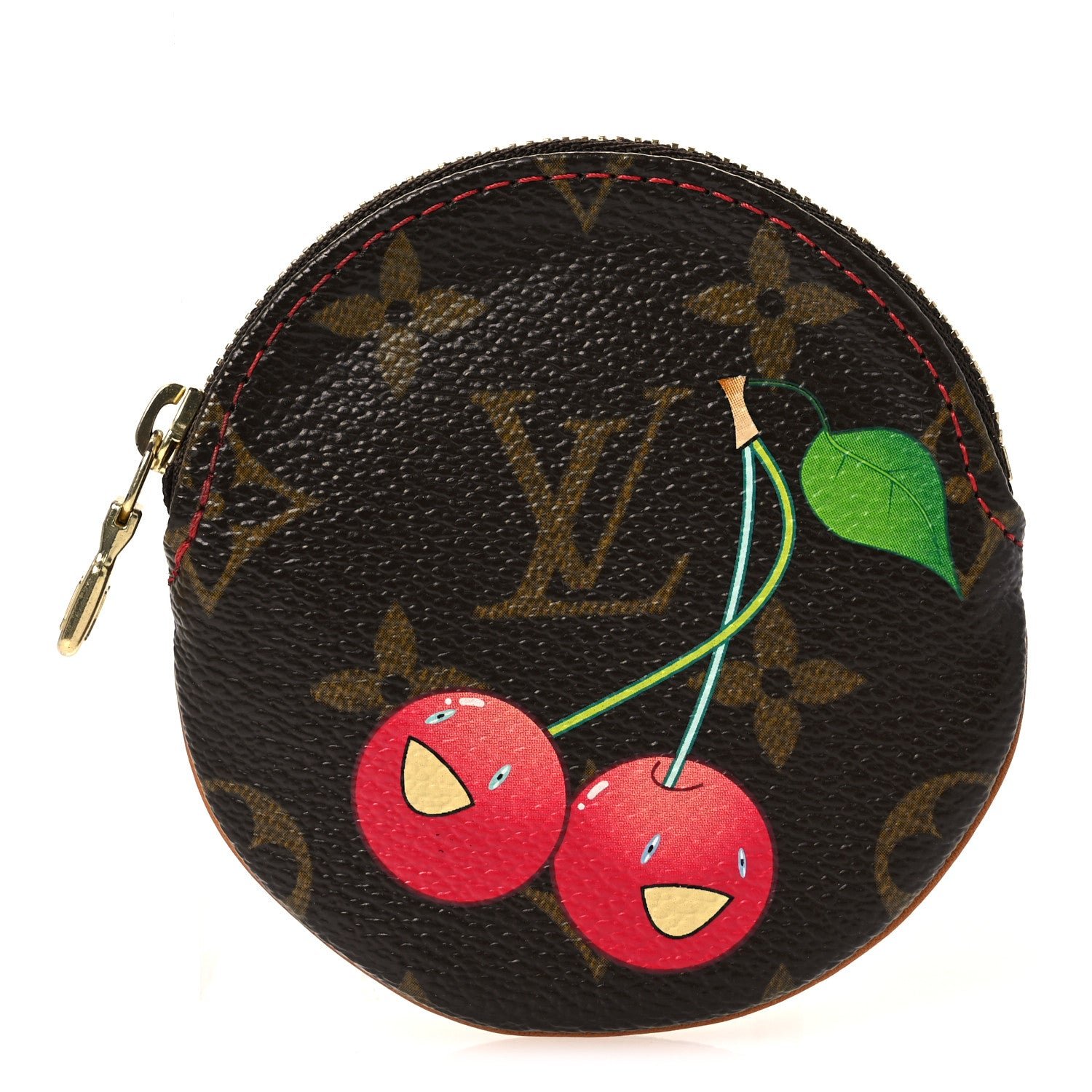 Louis Vuitton Monogram Cerises Round Coin Purse
