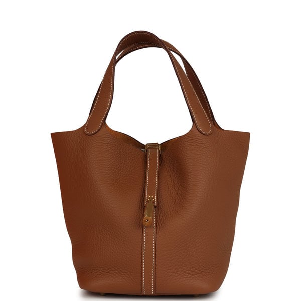 Hermes Hermes Picotin Lock 22 Gold Clemence Gold Hardware