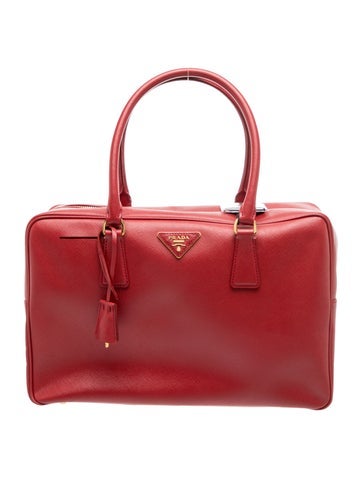 Saffiano Leather Bauletto Medium