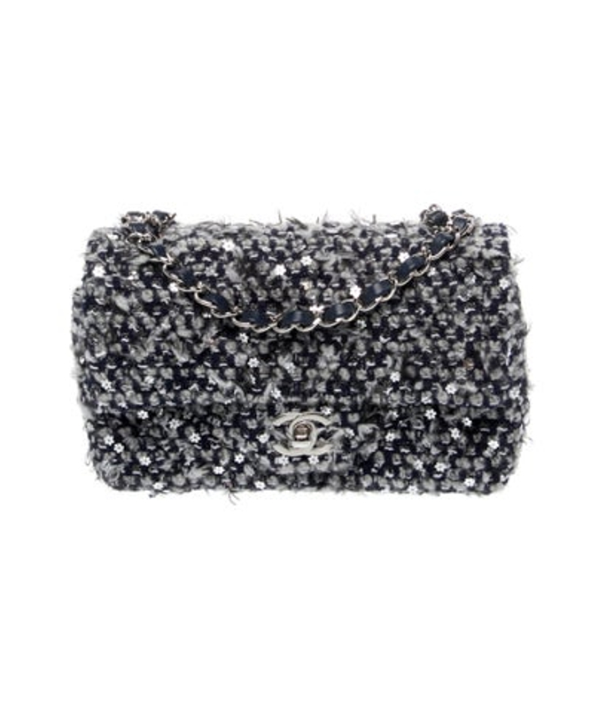 Chanel Classic Tweed Rectangular Mini Flap Bag