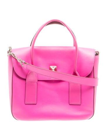Leather Top Handle Bag