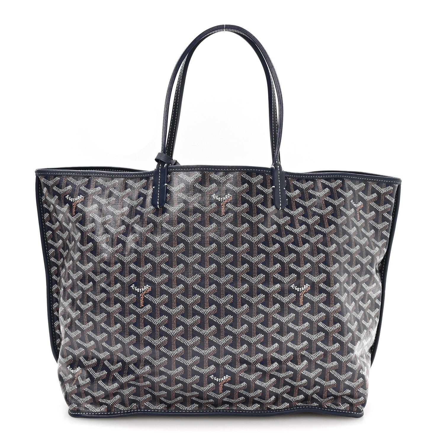 Goyard Goyardine Reversible Anjou PM Navy