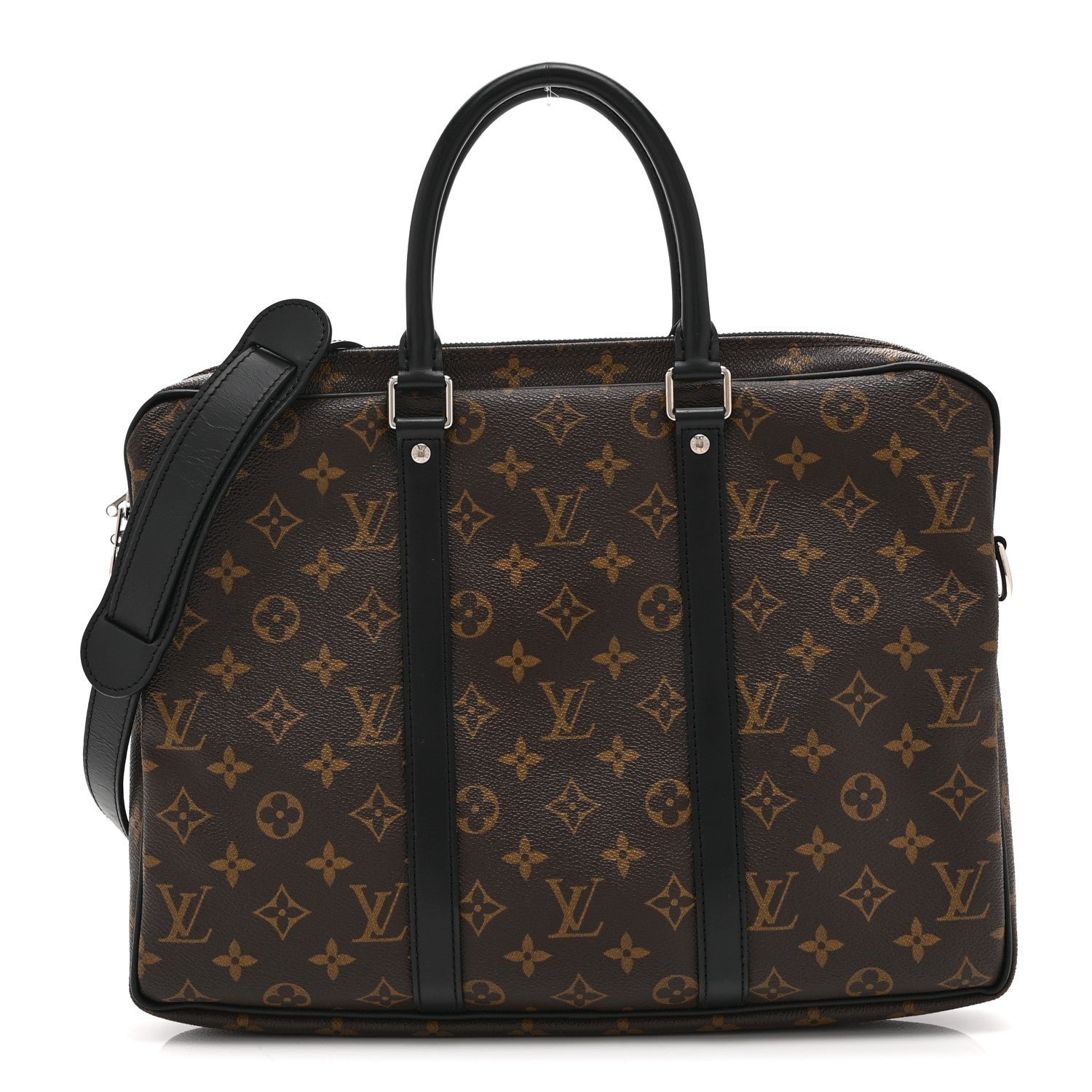 Louis Vuitton Monogram Macassar Porte-Documents Voyage PM