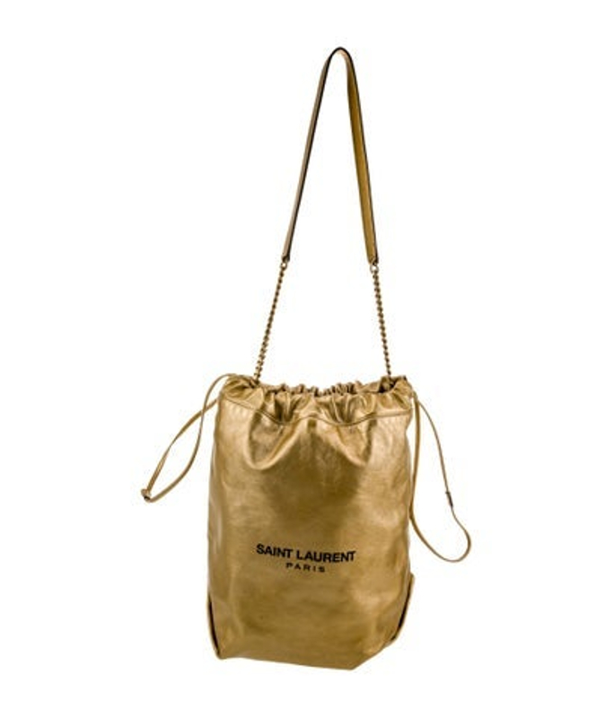 Saint Laurent Laurent Leather Bucket Bag