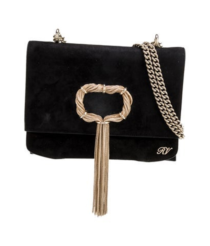 Roger Vivier Vivier Suede Evening Bag