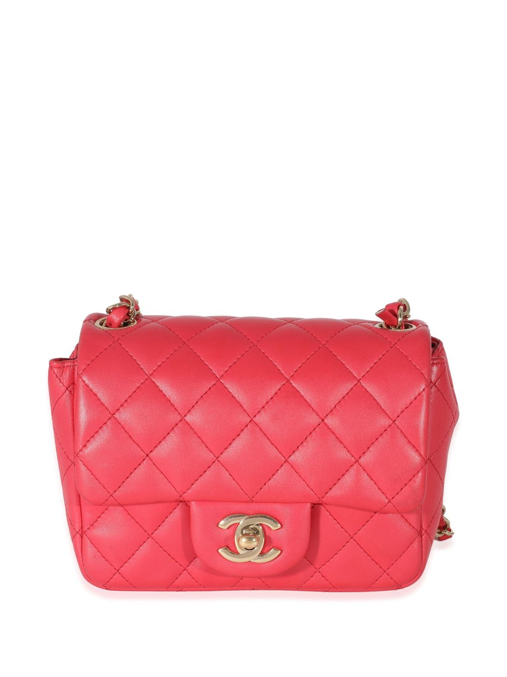 diamond-quilted Square Flap bag