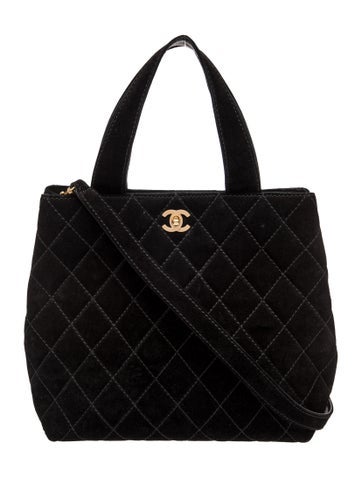 Quilted Suede CC Tote