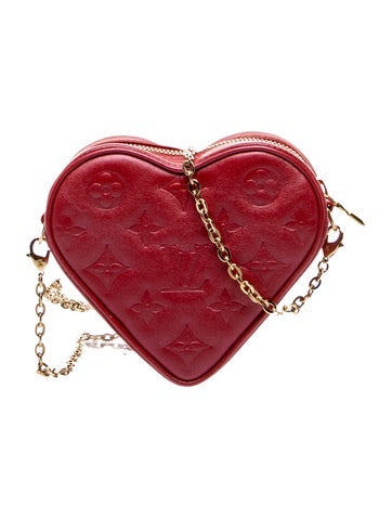 LV Monogram Sac Coeur Heart Chain Bag