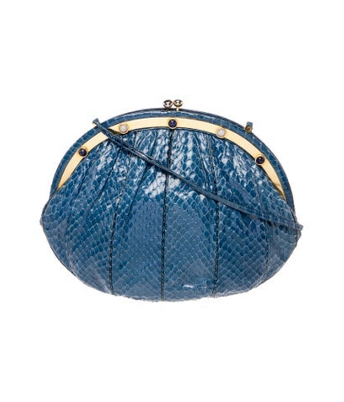 Judith Leiber Leiber Snakeskin Evening Bag Vintage