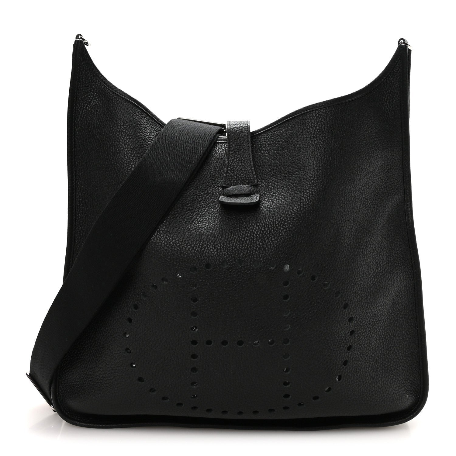 Hermes Taurillon Clemence Evelyne III TGM Black
