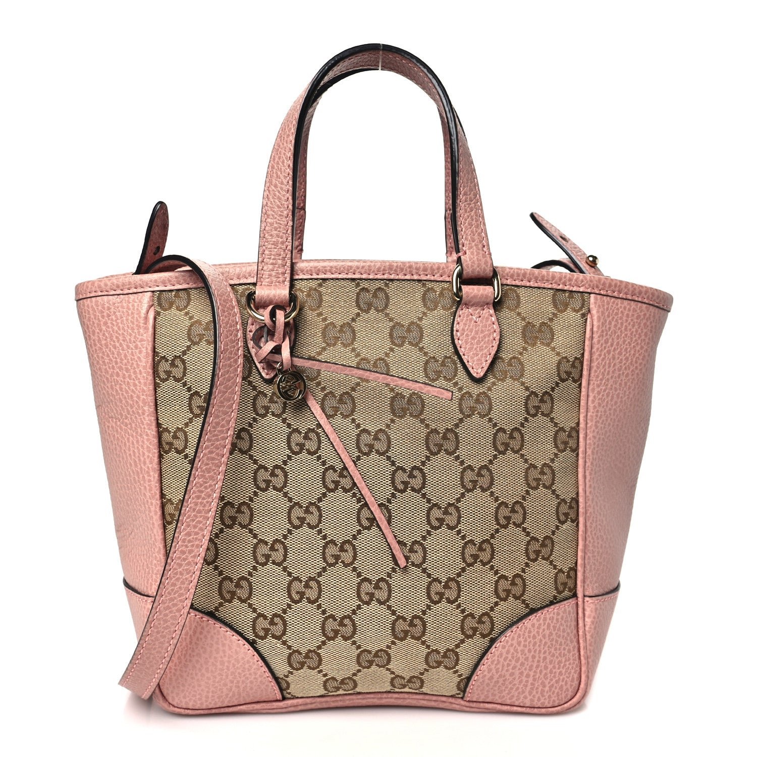 Gucci Monogram Small Bree Tote Beige Soft Pink