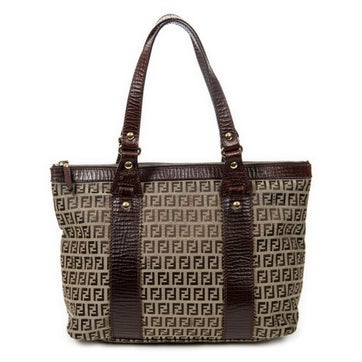 Canvas Horizontal Shopping Zip Tote