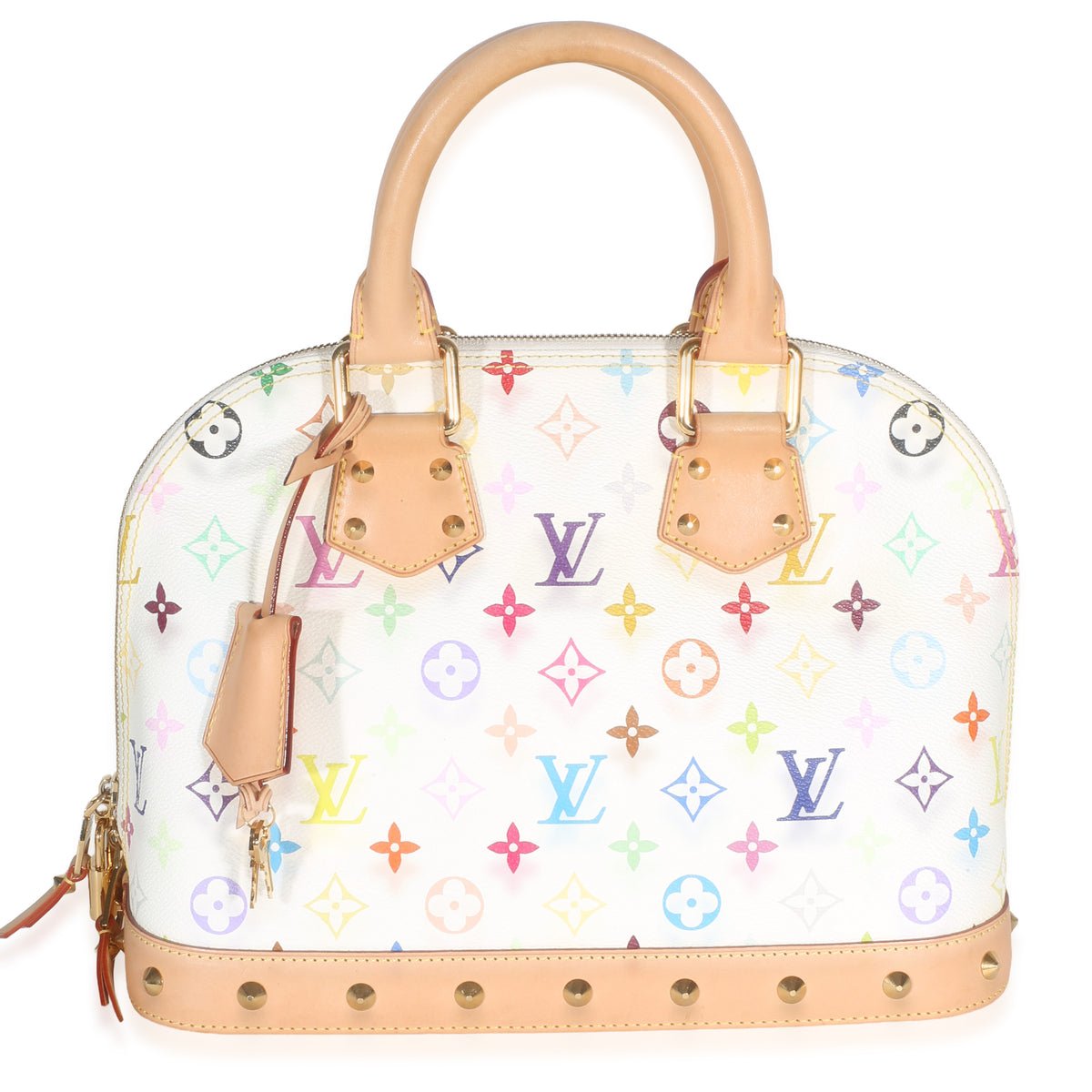 x Murakami White Multicolor Monogram Canvas Alma PM