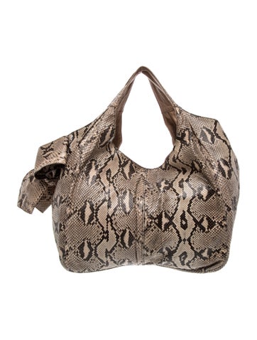 Valentino Snakeskin Shoulder Bag