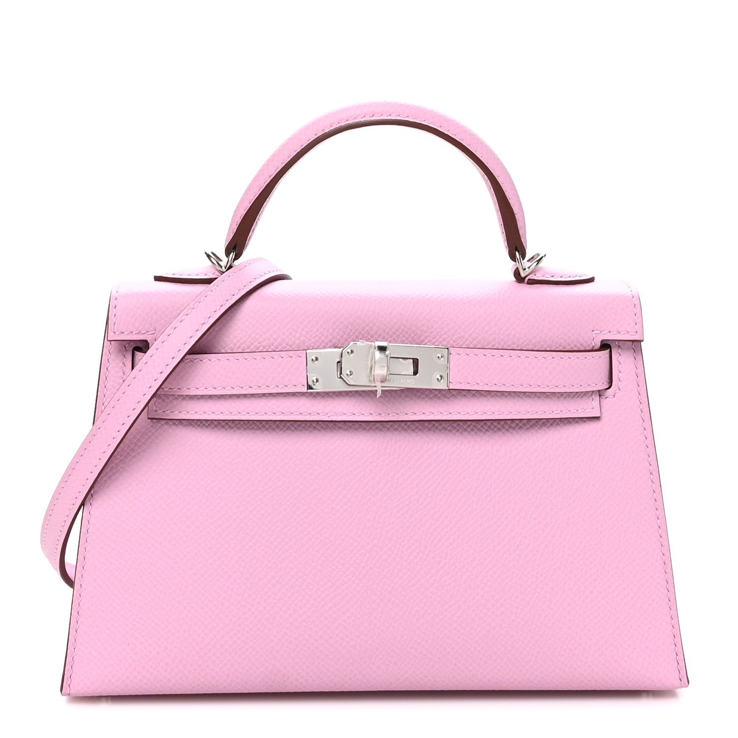 Hermes Epsom Mini Kelly Sellier 20 Mauve Sylvestre