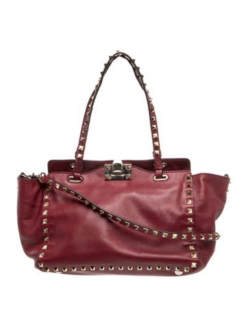 Rockstud Top Handle Bag