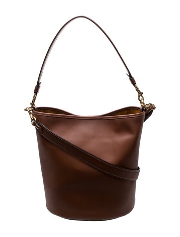 Coach Leather Bucket Bag