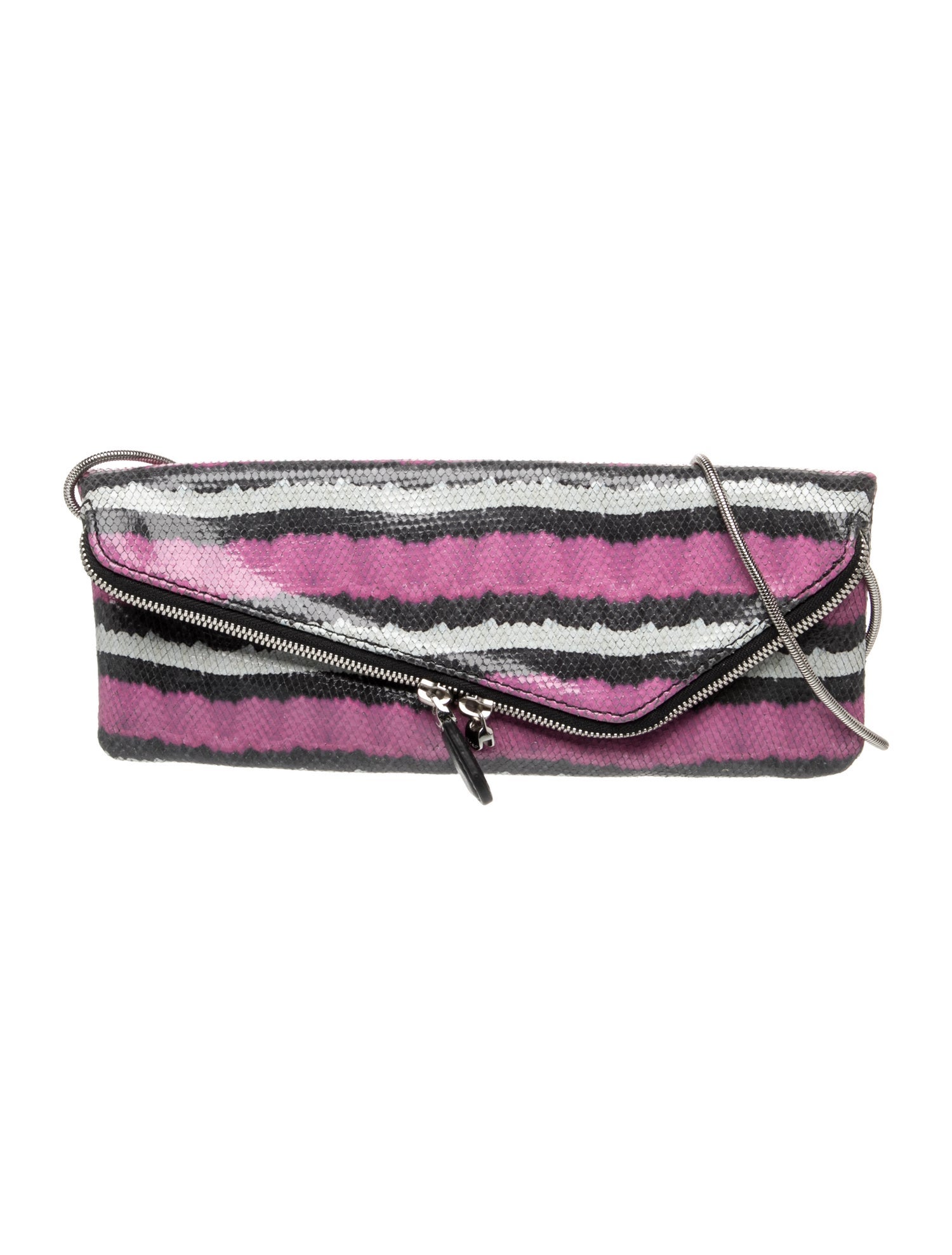 Embossed Leather Shoulder Bag